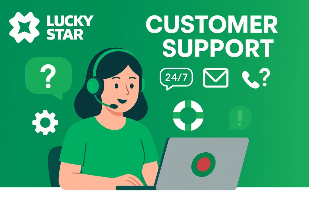 Lucky Star Casino Customer Support in Bangladesh - বাংলাদেশে লাকি স্টার ক্যাসিনো গ্রাহক সহায়তা